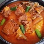 Fufu With Goat Light Soup
