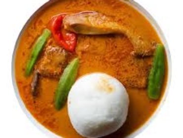 Omotuo & Groundnut Soup