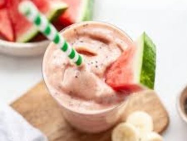 banana, melon, mango smoothie
