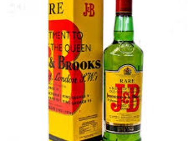j&b whiskey