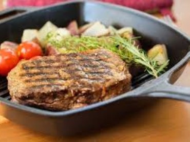 pan grilled beef