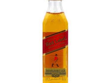 red label mini bottle
